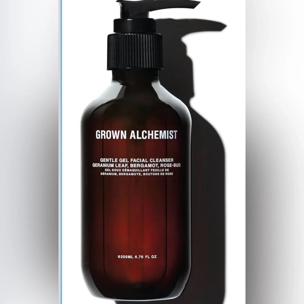 Grown Alchemist Amber Brown Pump Bottle Gentle Gel Facial Cleanser 6.7 ounces - Picture 1 of 4